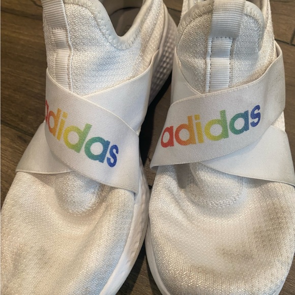 Adidas cloud foam slip on rainbow - Picture 4 of 6